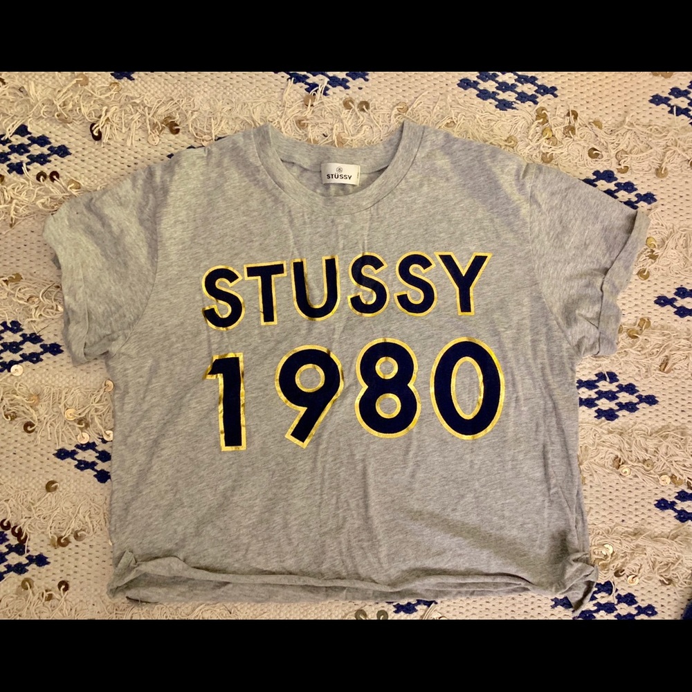 Stussy crop T-shirt